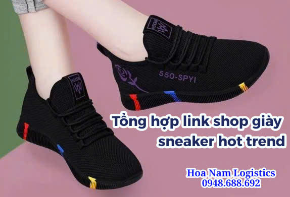 Tổng hợp link shop giày sneaker hot trend, giá tốt